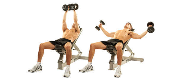 Incline chest fly